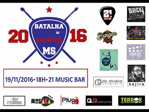 Batalha de Bandas faz a grande final neste sábado, no 21 Music Bar