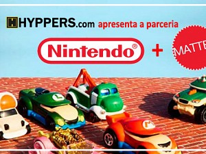 Mattell e Nintendo fazem parceria para lançar produtos do Mário Bros
