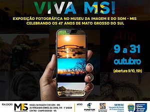 Mostra de fotos no MIS celebra os 47 anos de Mato Grosso do Sul