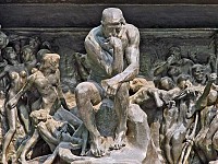 O pensador, de Rodin