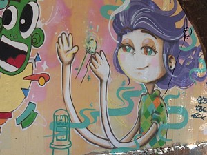 Tapume do Antigo Cine Campo Grande será grafitado por artista neste sábado